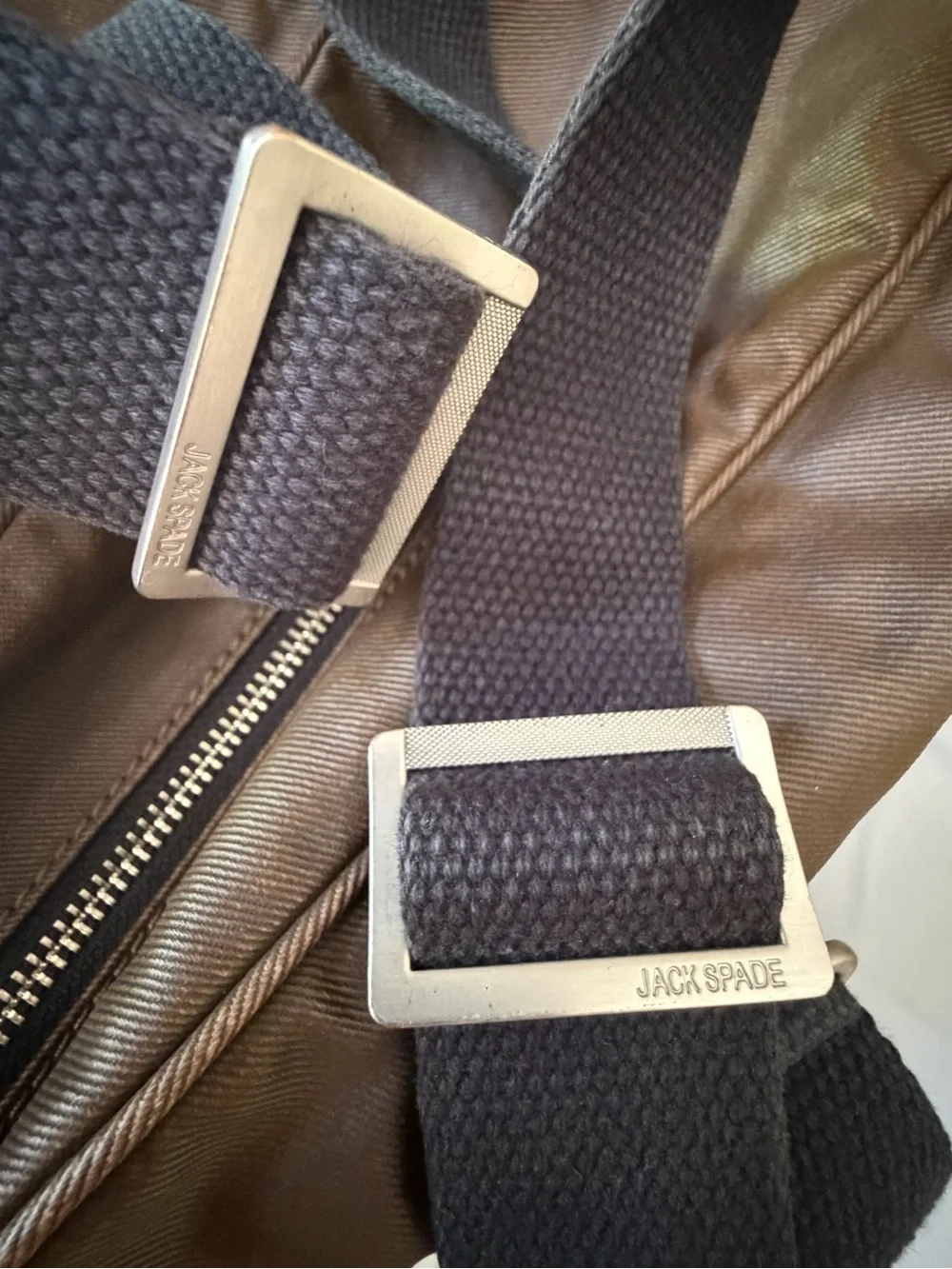JACK SPADE MILEMARK TWILL IN-FLIGHT BAG